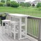 Highwood Usa Lehigh 3pc Bar Height Outdoor Patio Furniture Balcony Set AD-KITBALC2-WHE - alternate 2